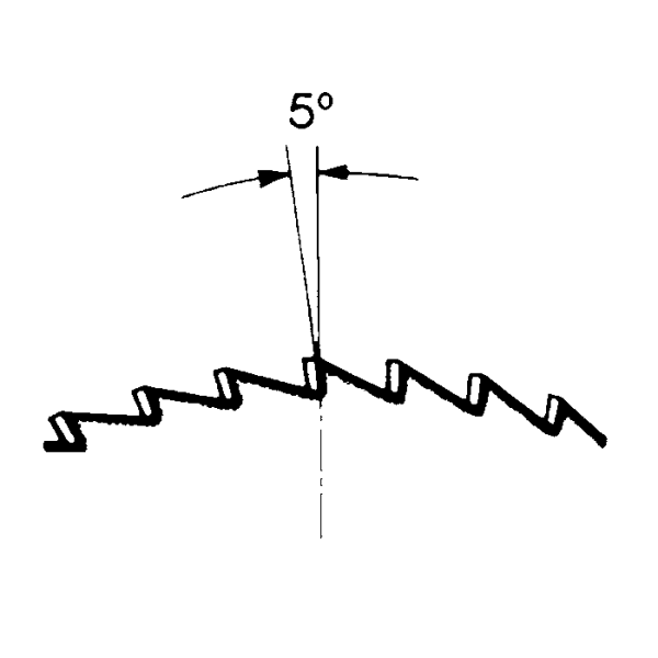 Fém körfűrészlap VHM DIN1837A 30x1,2x8mm 48 fog, finom - Image 2