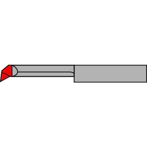Vágóbetét L050.7-30 belső esztergálás 4mm a=6,3 L1=30 Dmin=7,0mm HC8605