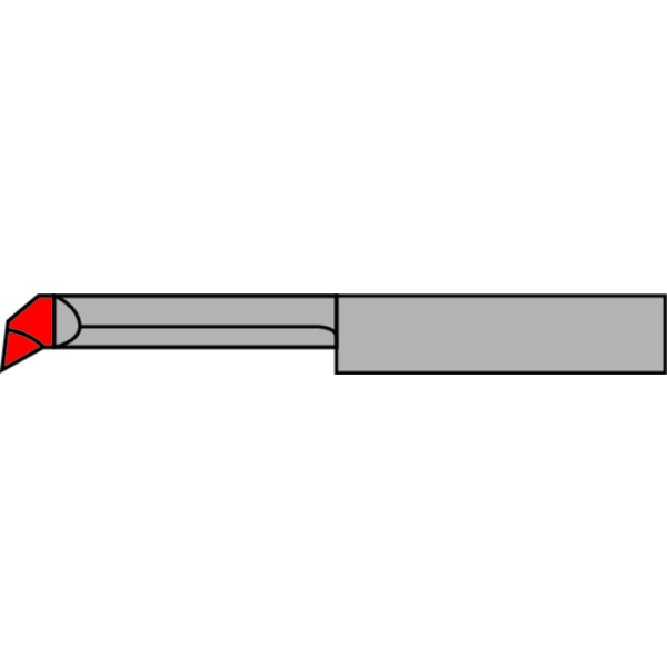 Vágóbetét L050.6-22 belső esztergálás 4mm a=5,3 L1=22 Dmin=6,0mm HC8605