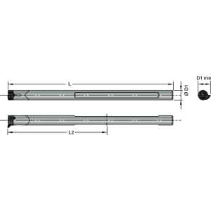 Mini Cut Flex V08.0006.4 HM (keményfém) vágóbetétekhez R/LS08