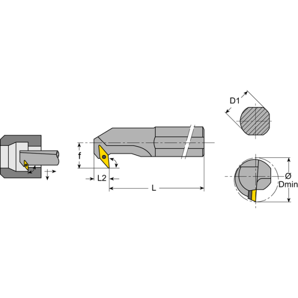 Min. furatkés, E0406 SV95C-L 05 AX, 50°-os élelh. szög, VC.T 0501.. típushoz - Image 2