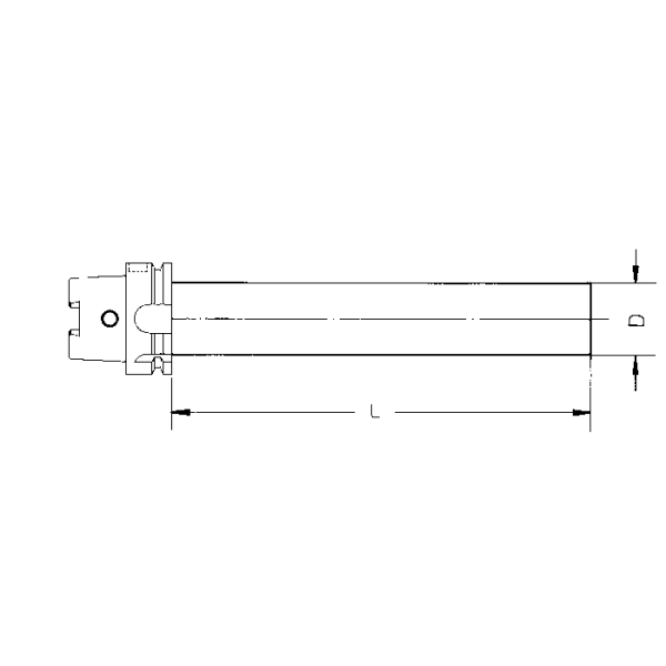 Ellenőrzőtüske DIN69893 HSK-A63, 40mm A=346mm - Image 2