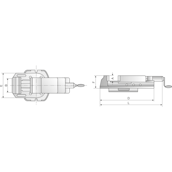 Gépsatu BB-200mm mech./hidr. - Image 2