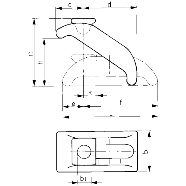 Befogókarom DIN6313 rövid M16 - Image 2
