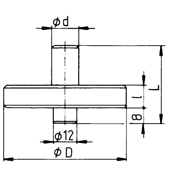 Rögzítő rátét villás befogóhoz 25x78 mm - Image 2
