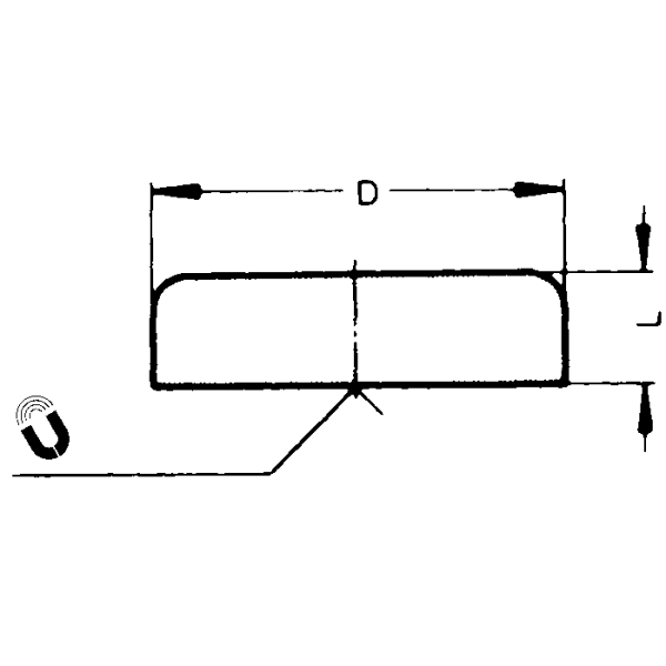 Lapos fazékmágnes, 13 mm - Image 2