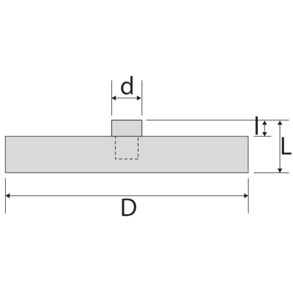 Lapos befogó, NEO-védőköpeny méretei, D=31 MM, H=6,0 MM, M4 - Image 2