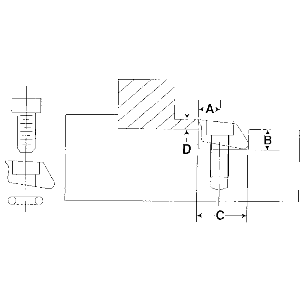 Szorítók M12 acél, éles éllel (készlet 2 db) - Image 2