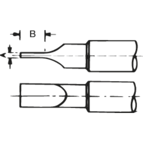 Kengyeles mikrométer, digitális, 0–30 mm, QuickMike, élformájú mérési felületek - Image 2