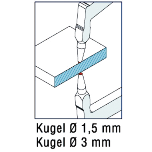 Kül. gyorst., 0–50 mm (0,01 mm), dig., IP67, mér. m. 167 mm, k.fém gömb, D3 mm - Image 2
