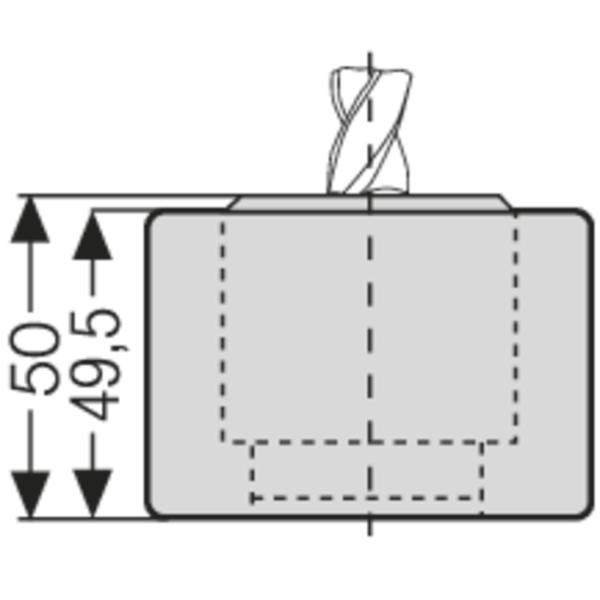 Nullpontbeállító 68x47 mm mérőórával és mágnessel - Image 2