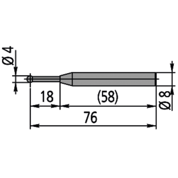 Gömbtapintó 4mm Linear Height LH-600D/E és QM-Height magasságmérő készülékekhez - Image 2