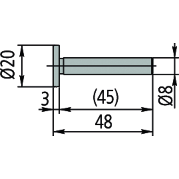 Tányéros tapintó 20mm mag.mérő készülékek Linear Height LH-600D/E és QM-Height - Image 2