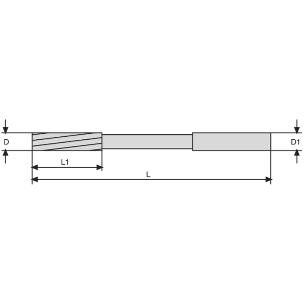 Gépi dörzsár HSS-E DIN212B 2,1mm H7 - Image 2