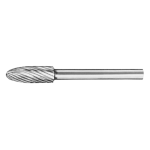 Keményfém kis maróstift, has. DIN8033 forma, RBF 3x8mm fogazat 6 (1), szár-3mm